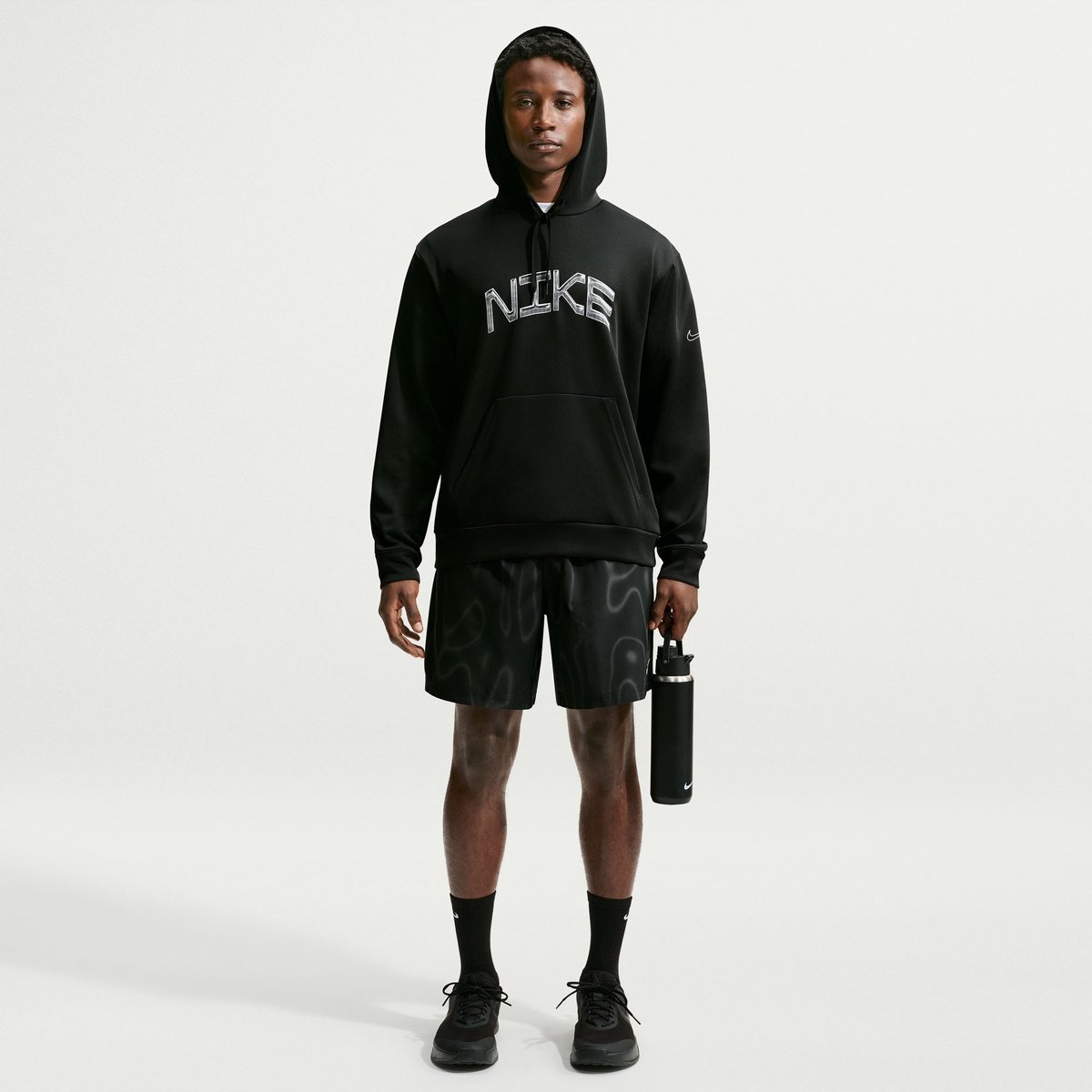 Nike Kapuzensweat DRI-FIT UV REPEL HOODIE – BLACK/WHITE