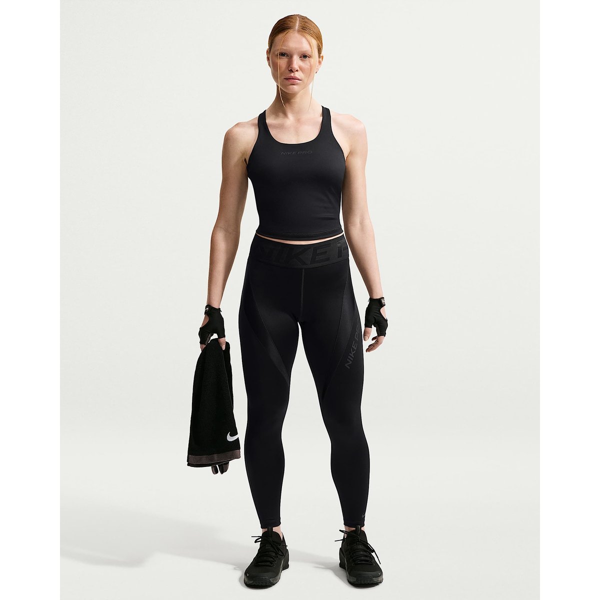 Nike Tights lang Da Nike Pro Sculpt 7/8-Leggings mit hohem Bund für Damen – BLACK/BLACK