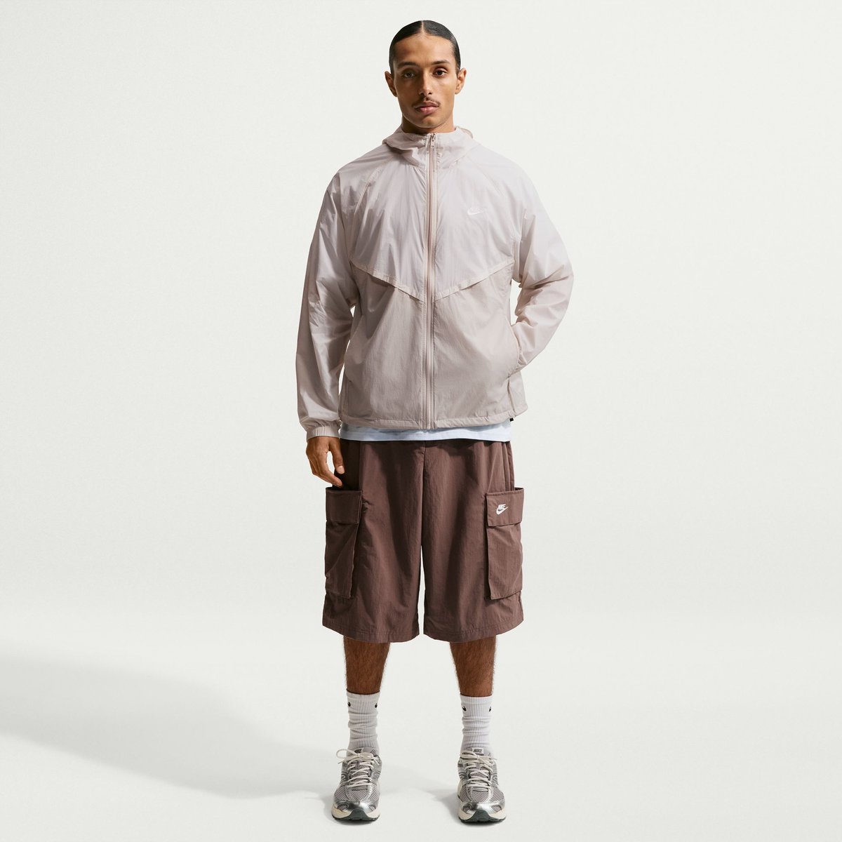 Nike Jacke Windrunner – LT OREWOOD BRN/CREAM II/WHITE