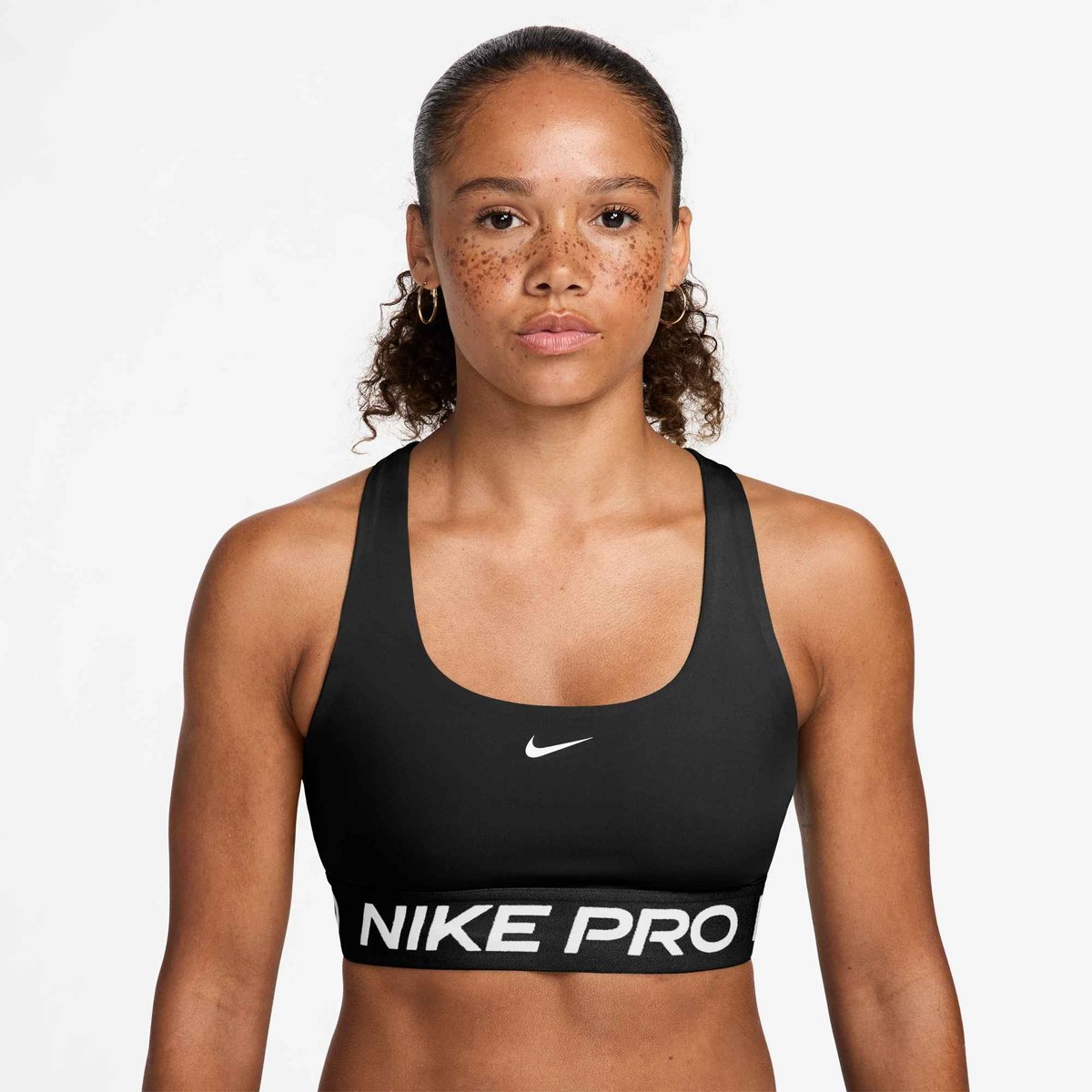 Nike Pro Dri-FIT 365 Langarm BRA Damen – BLACK/WHITE