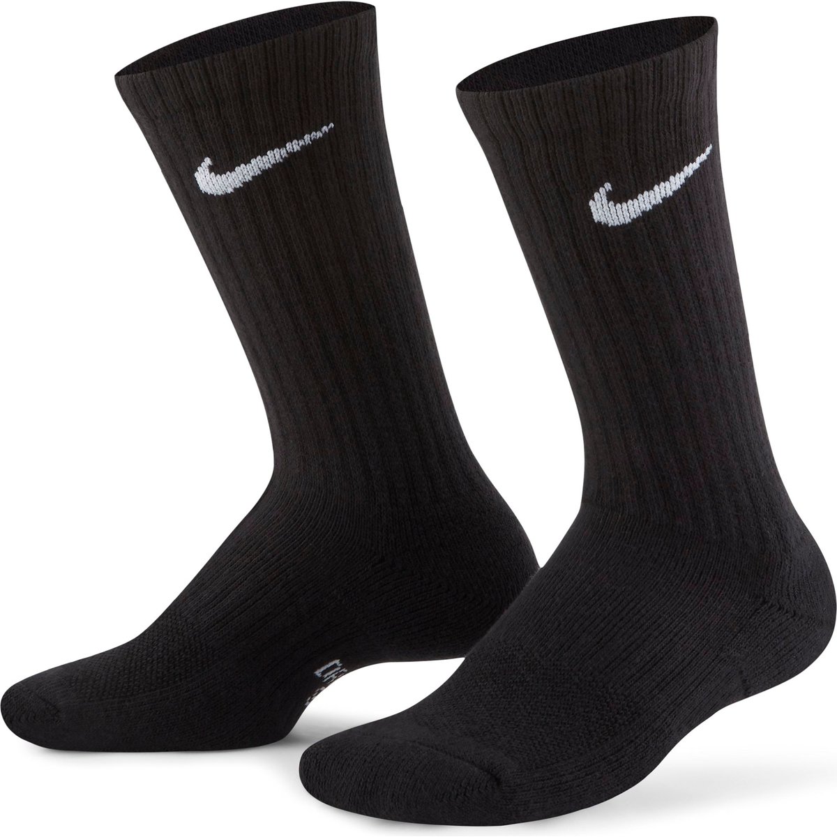 Nike Everyday CUSH Crew Sportsocken 3er-Pack 108 Kinder – BLACK/WHITE