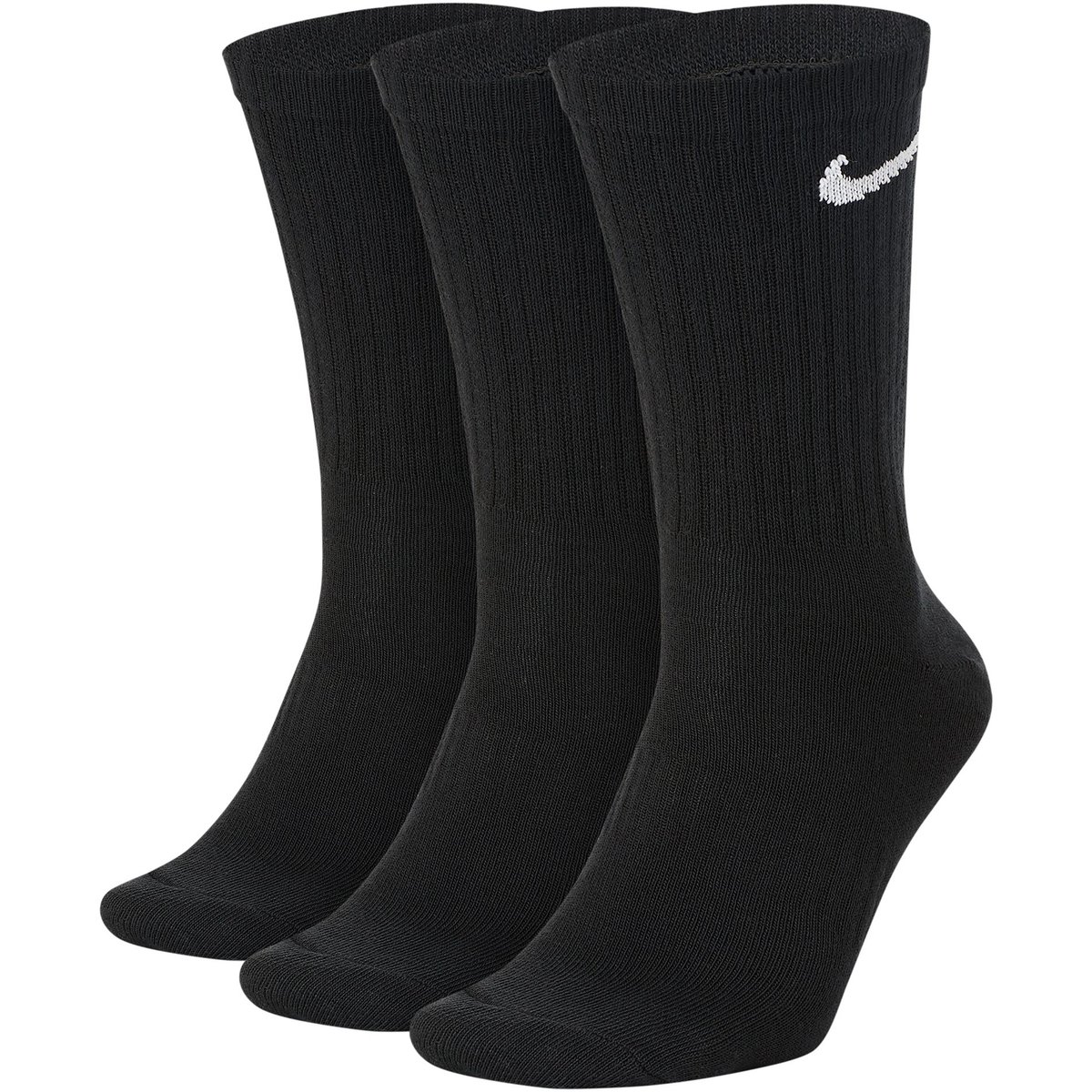Nike Everyday Lightweight Crew Sportsocken 3er-Pack Herren – BLACK/WHITE
