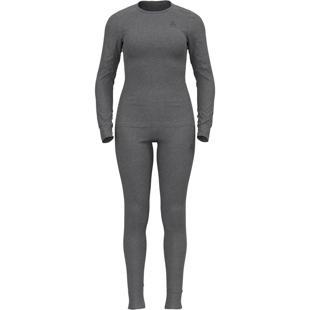 Odlo Set long ACTIVE WARM ECO Set long – DARK GREY MELANGE
