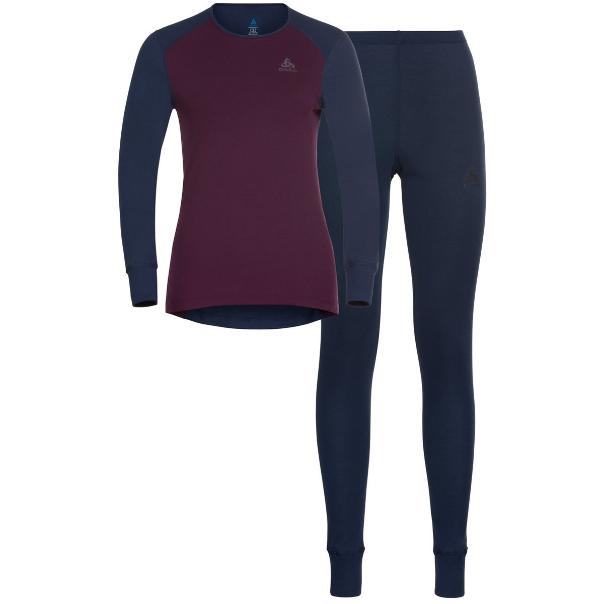 Odlo ACTIVE WARM Special Set – diving navy - pickled beet