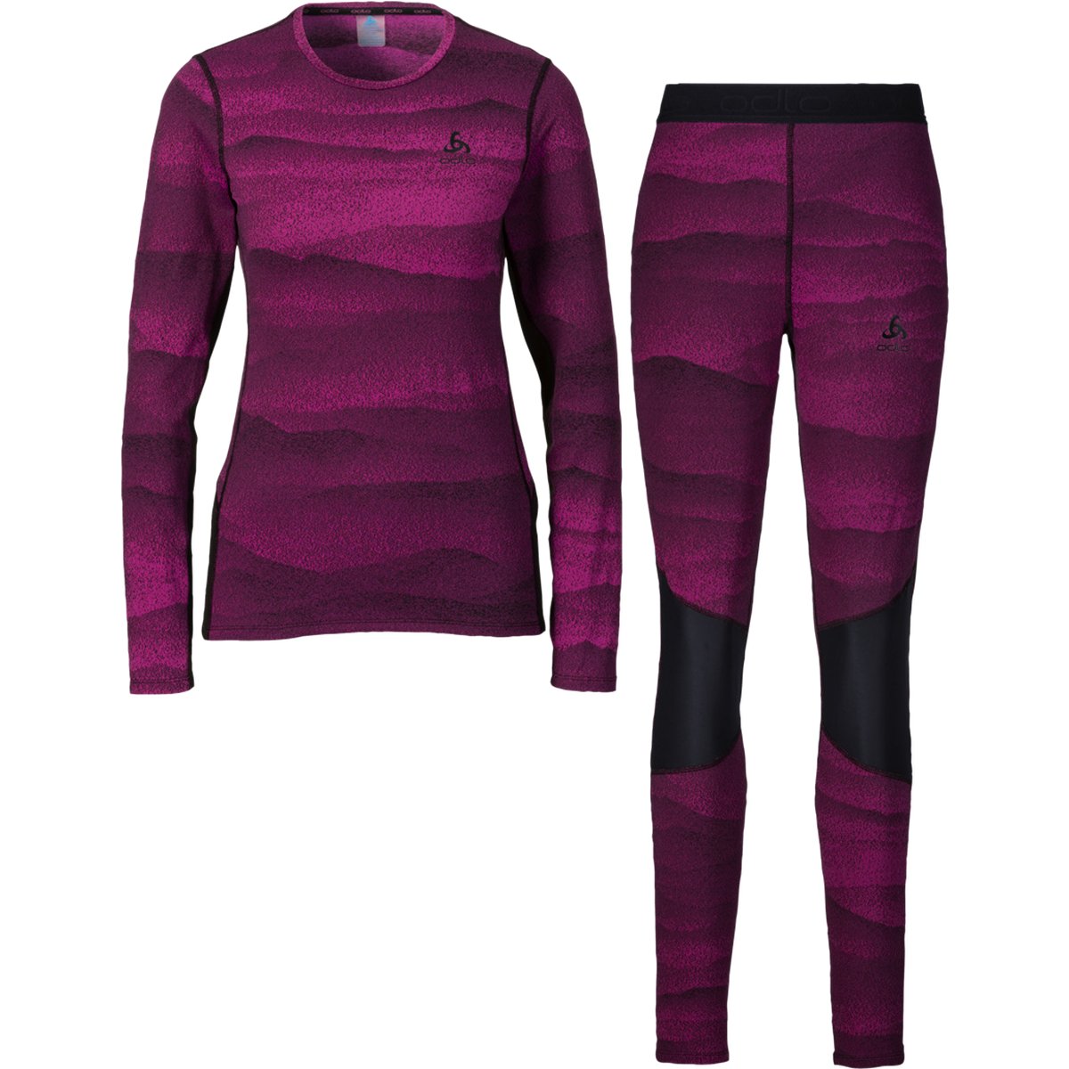 Odlo Set long WHISTLER ECO – festival fuchsia - black