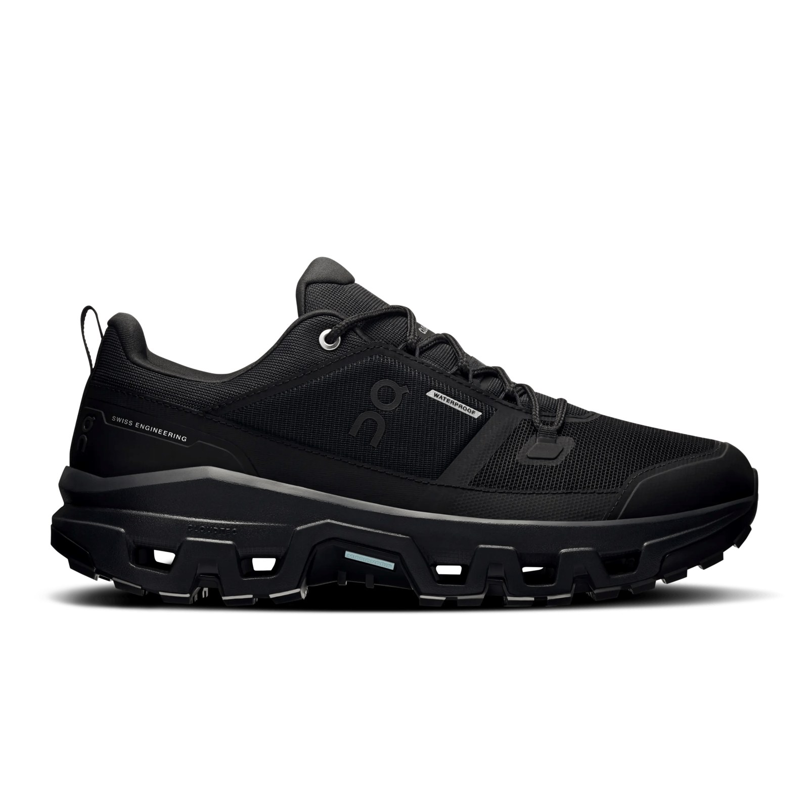 On Cloudrock Low Waterproof – Black | Black