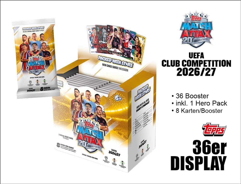Panini UEFA Club Comp. Match Attax Display – *