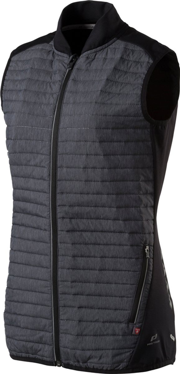 PRO Touch Da.-Weste padded Juliette II – SCHWARZ/MELANGE