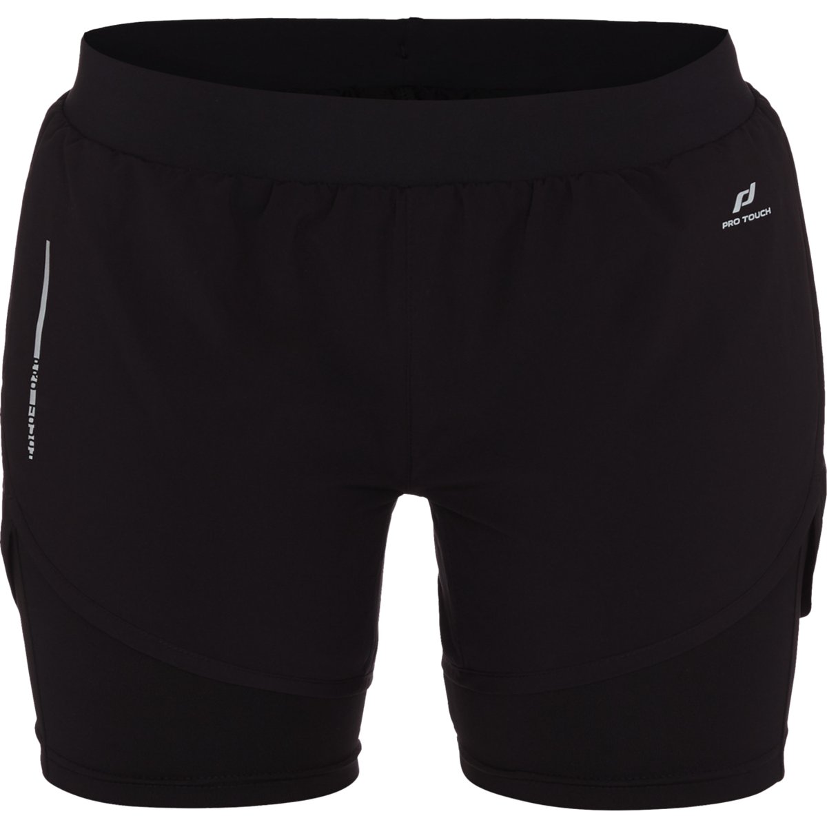 PRO Touch Da.-Shorts 2-in-1 Rufina III – BLACK/ BLACK