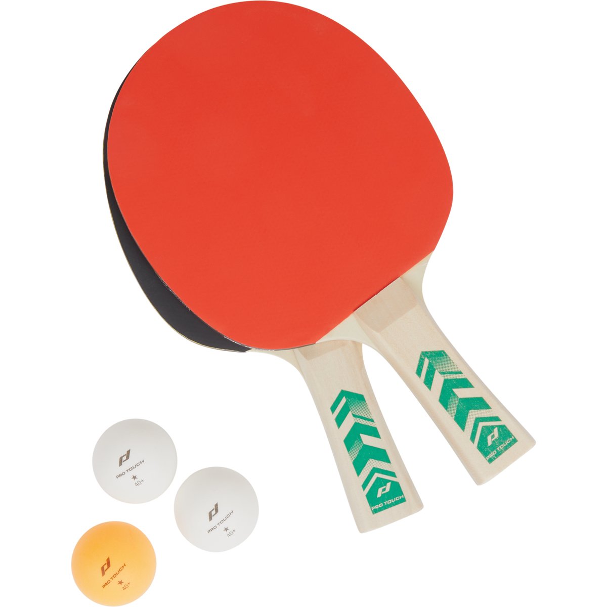 PRO Touch Tischtennis-Set Pro 2000 - 2 Player Set – BLACK/RED/GREEN