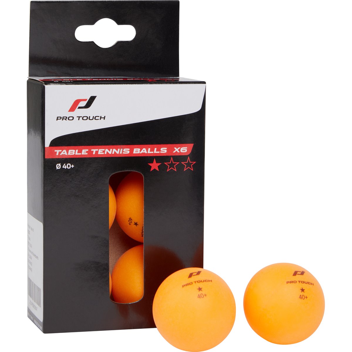 PRO Touch TT-Ball Pro Ball 1 star x6 – ORANGE