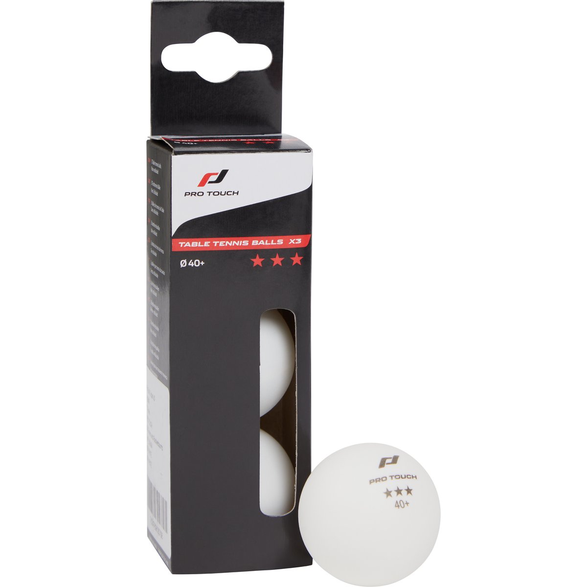 PRO Touch TT-Ball Pro Ball 3 star x3 – WHITE