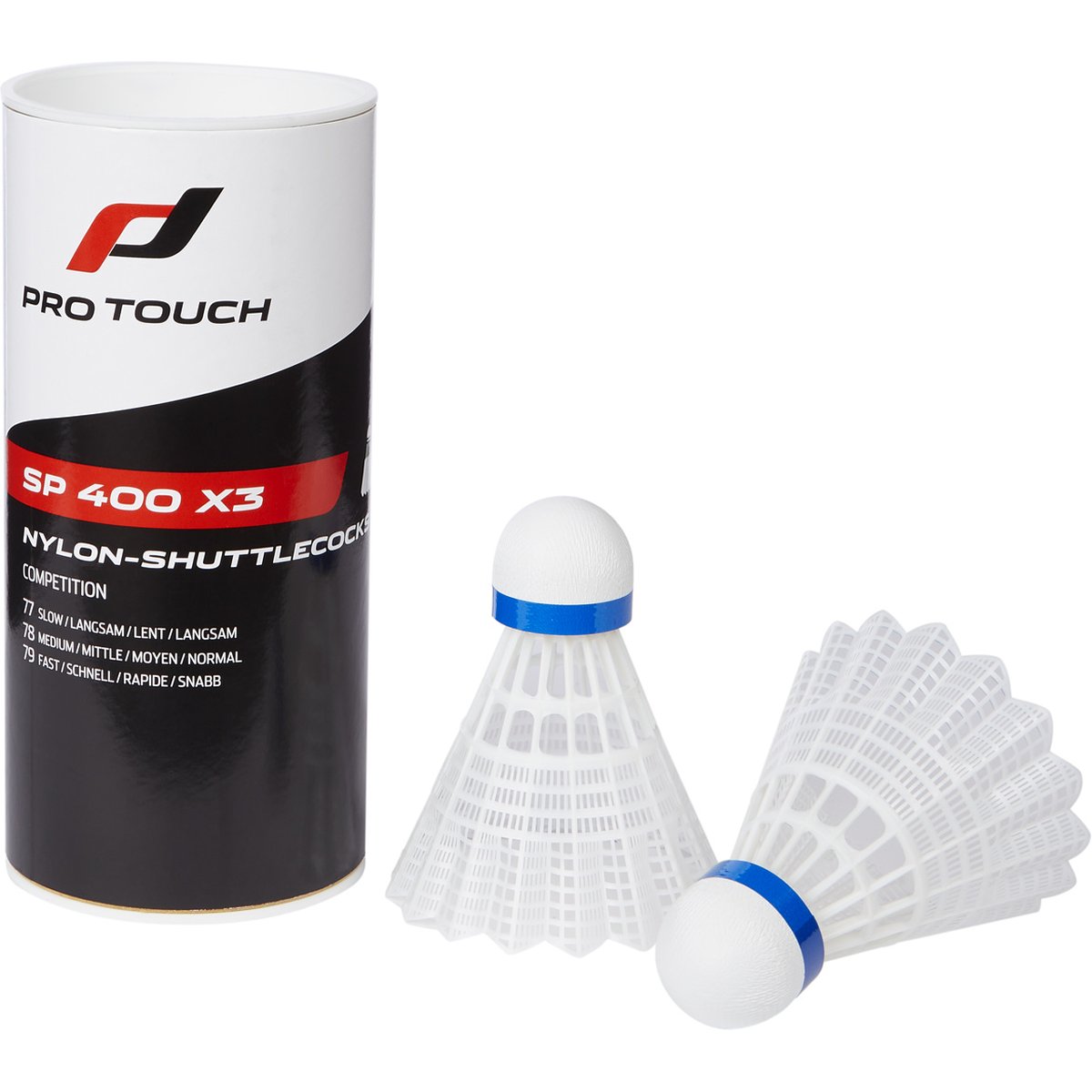 PRO Touch Badminton-Ball SP 400 x3 (Shuttlecock) – WEIß