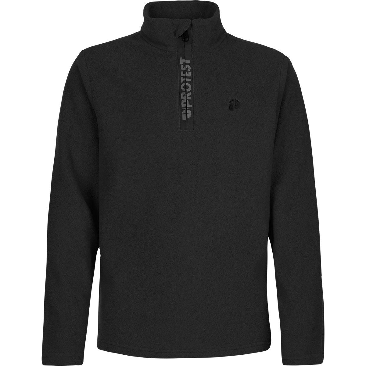 Protest Reperfecty JR 1/4 zip active top – TRUE BLACK