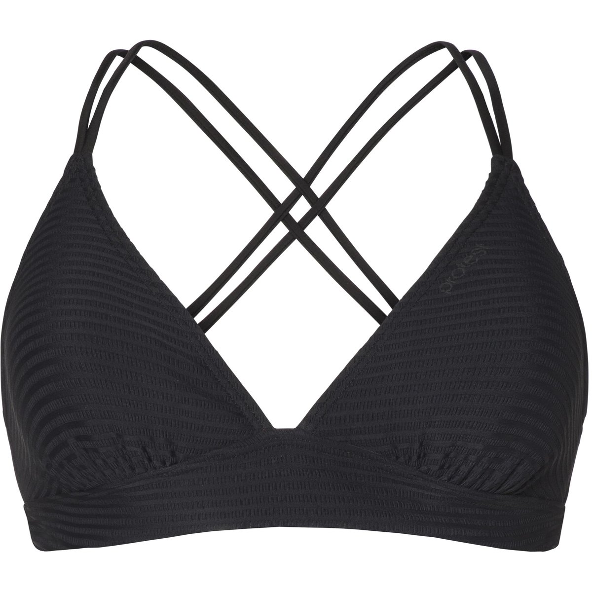 Protest MMPATIO triangle bikini top – TRUE BLACK
