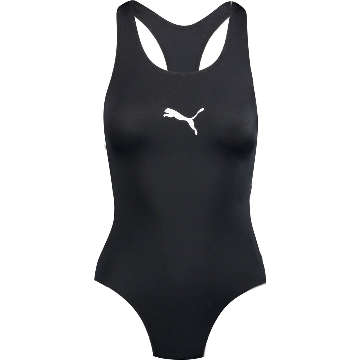PUMA SWIM WOMEN RACERBACK SWIMSUIT – black