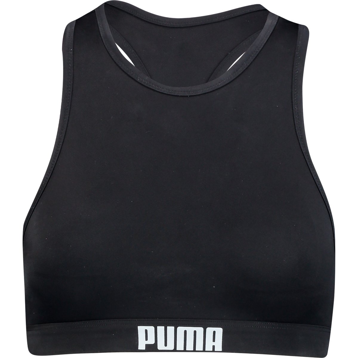 PUMA SWIM WOMEN RACERBACK TOP 1P – BLACK