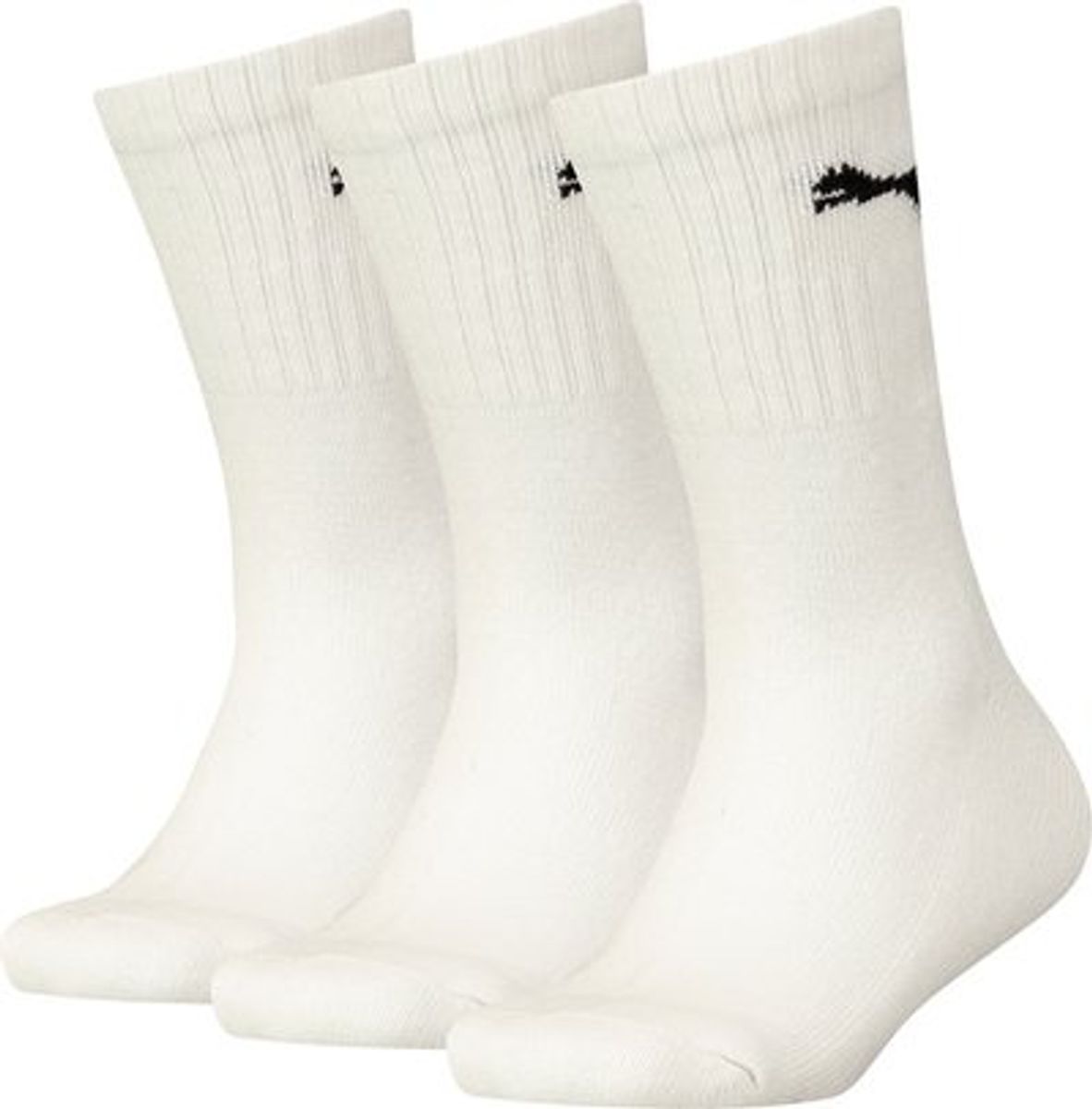 PUMA KIDS CREW SOCK 3P – WHITE