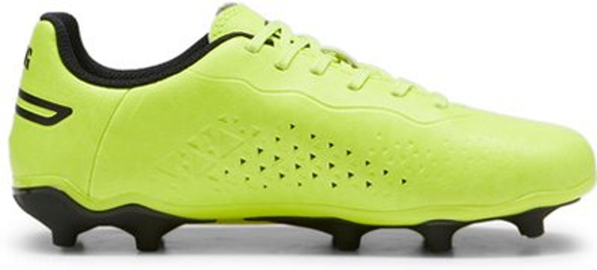 Puma King Match FG/AG Fußballschuh Kinder – ELECTRIC LIME-PUMA BL