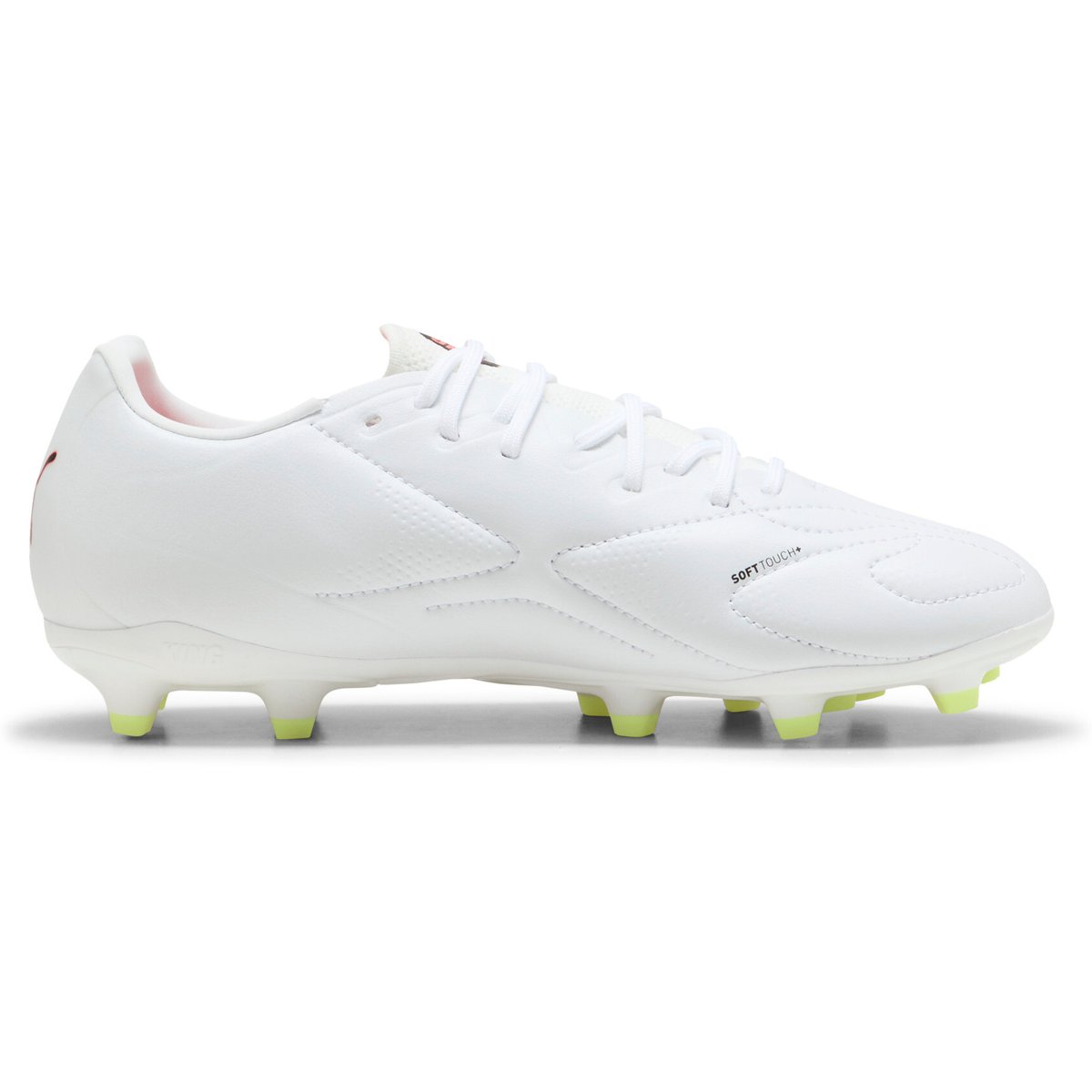 Puma King 20 Match FG/AG Fußballschuh Kinder – PUMA White-Glowing Red-Yellow Alert