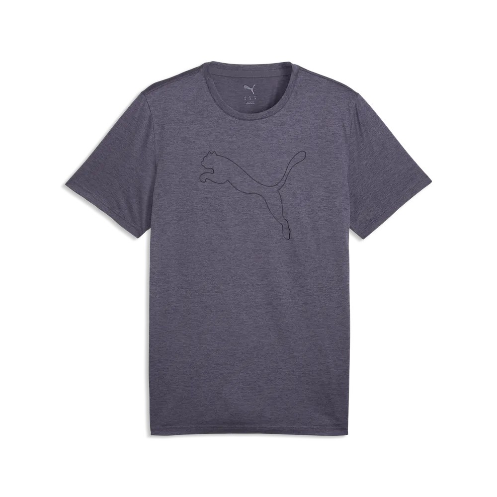 Puma M TAD ESSENTIAL HEATHER CAT TEE CF large cat – INKY DEPTHS HEATHER