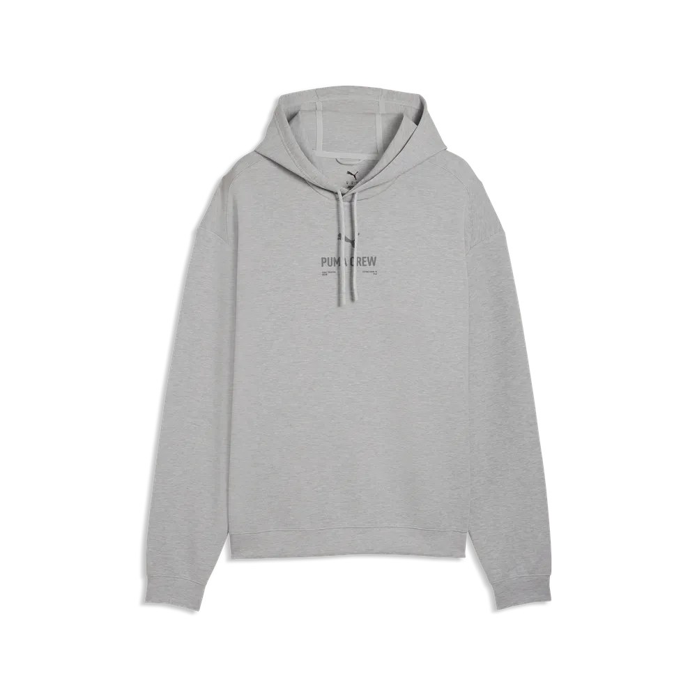 Puma M CLOUDSPUN BRANDED HOODIE – Light Gray Heather