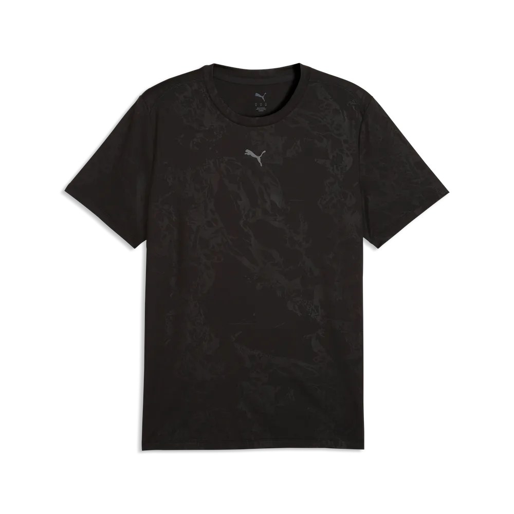 Puma M CLOUDSPUN EMBOSSED TEE – PUMA BLACK