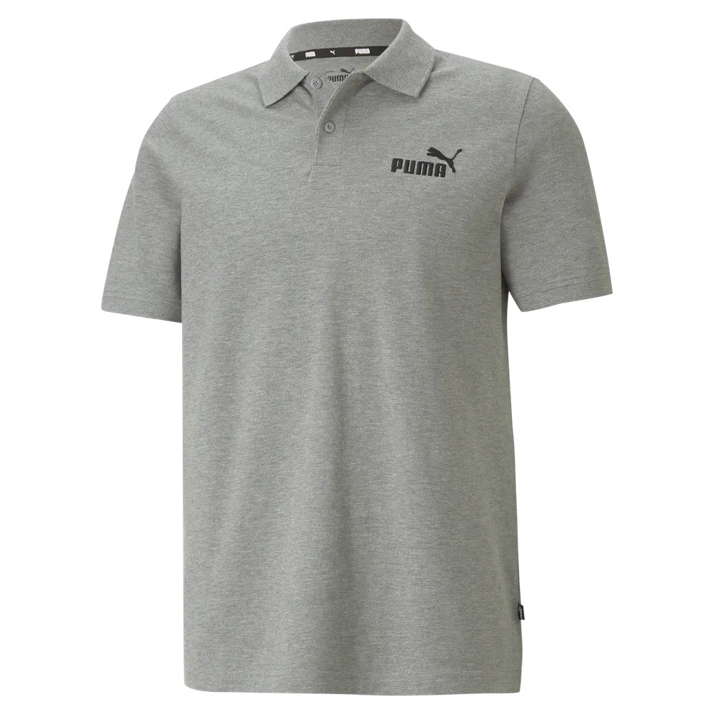 Puma ESS Pique Polo – MEDIUM GRAY HEATHER
