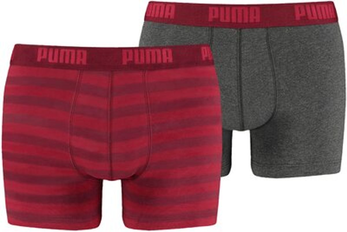 PUMA STRIPE 1515 BOXER 2P – red