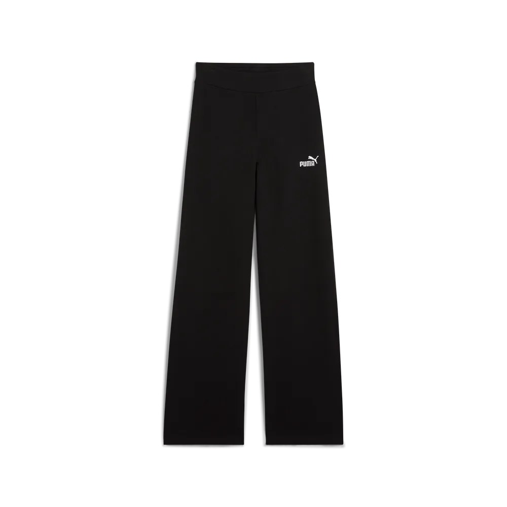 Puma ESS Small No 1 Logo High-Waist Straight Leggings – PUMA BLACK