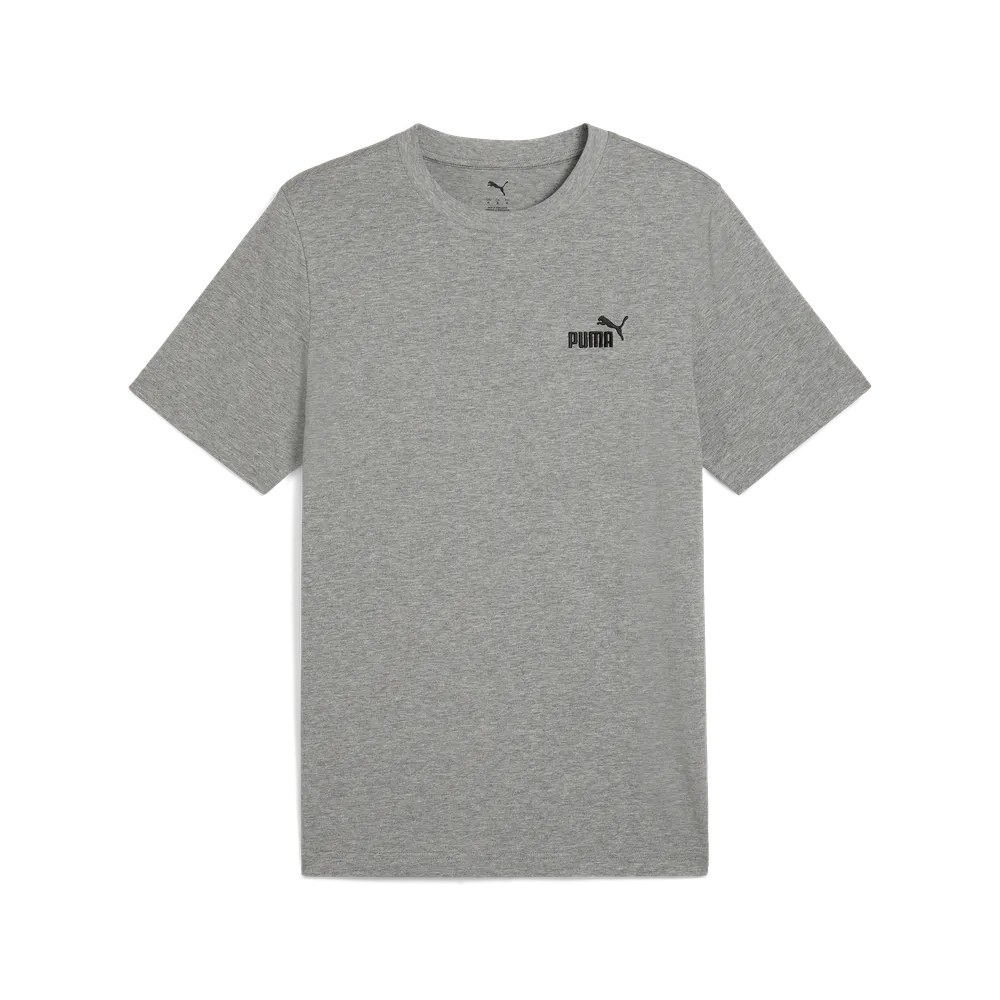 Puma ESS Small No 1 Logo Tee – MEDIUM GRAY HEATHER