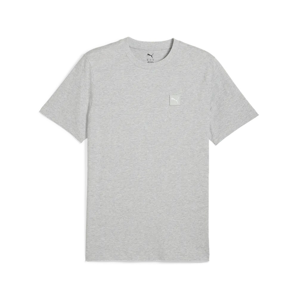 Puma ESS ELEVATED Tee – Light Gray Heather