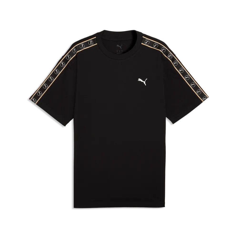 Puma ESS ELEVATED TAPE Relaxed Tee – PUMA BLACK