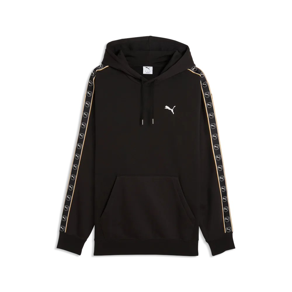 Puma ESS ELEVATED TAPE Relaxed Hoodie FL – PUMA BLACK