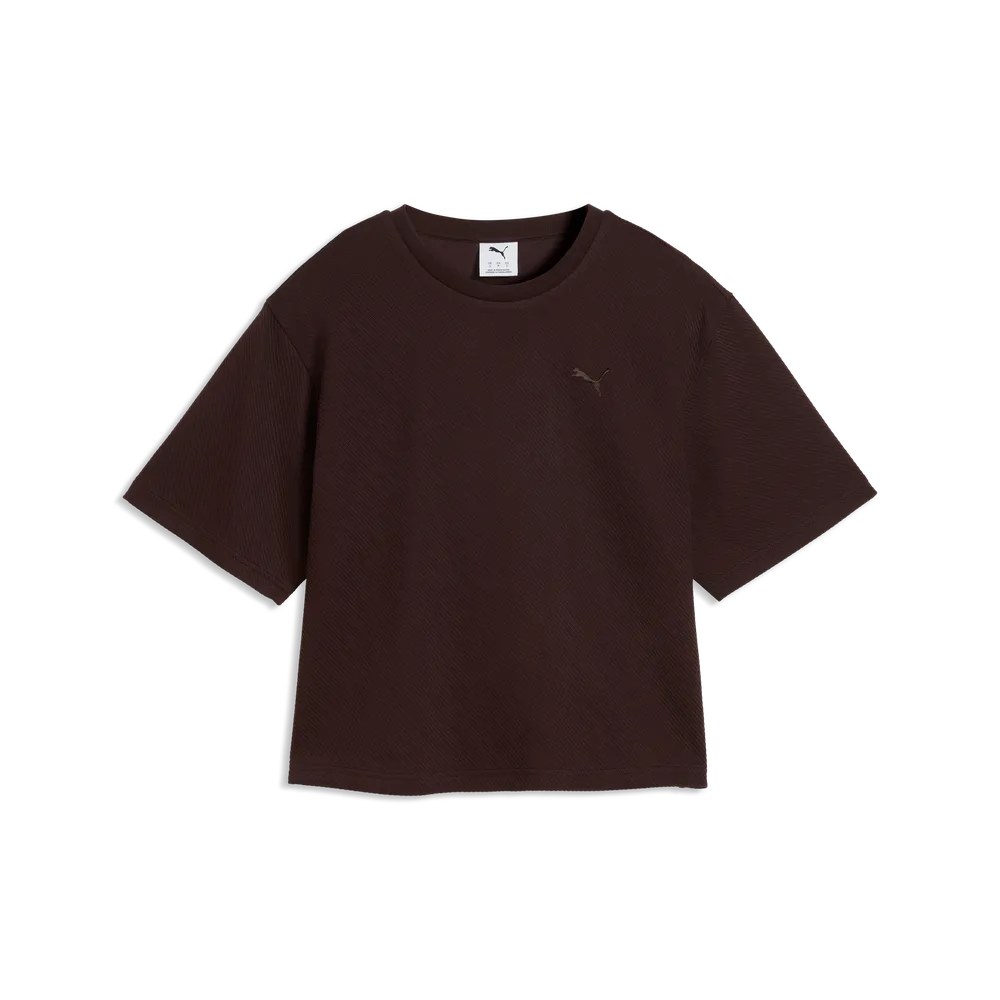 Puma ESS ELEVATED Relaxed Tee – CHOCOLATE FONDUE