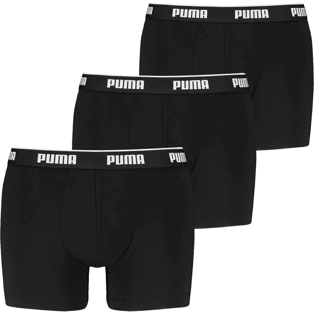 PUMA MEN EVERYDAY BASIC BOXERS 3P – BLACK / BLACK