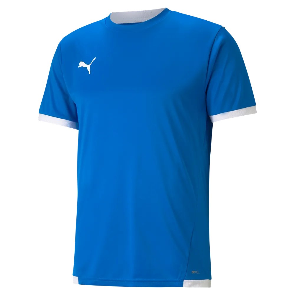 Puma teamLIGA Jersey – Electric Blue Lemonade-Puma White