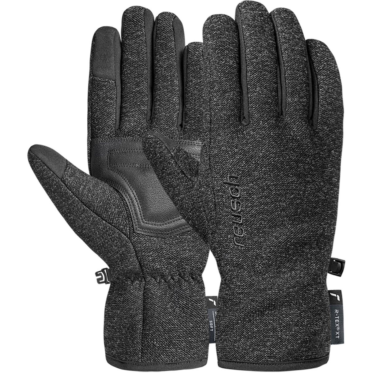 Reusch Meridian R-TEX® XT TOUCH-TEC – ASPHALT MELANGE