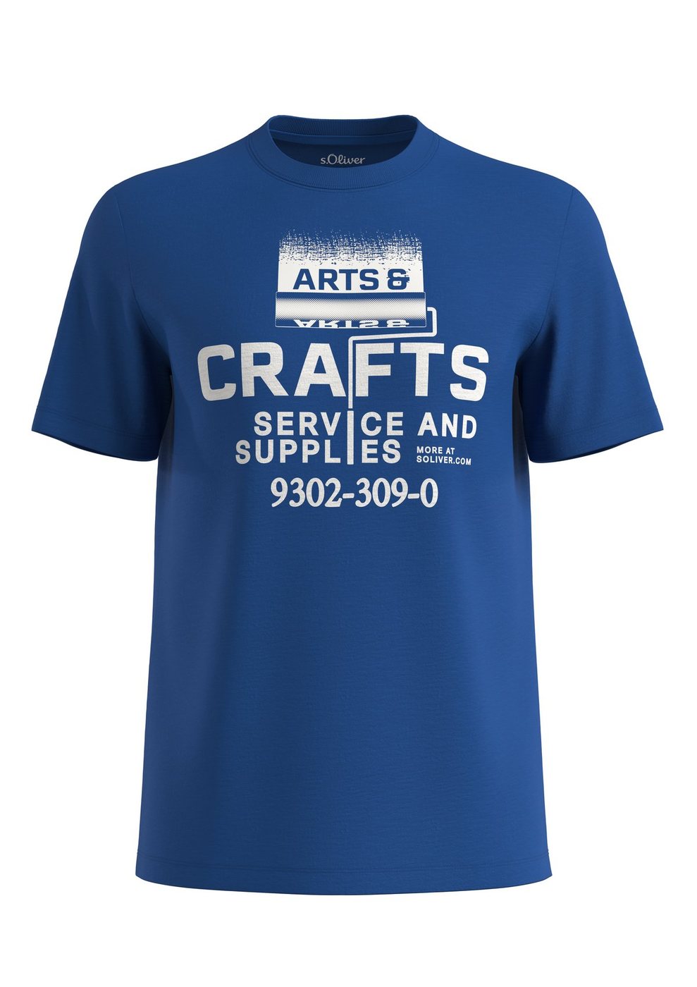 s.Oliver T-Shirt Herren – BLUE