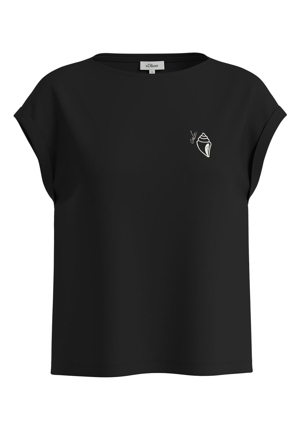 s.Oliver T-Shirt Damen – GREY/BLACK