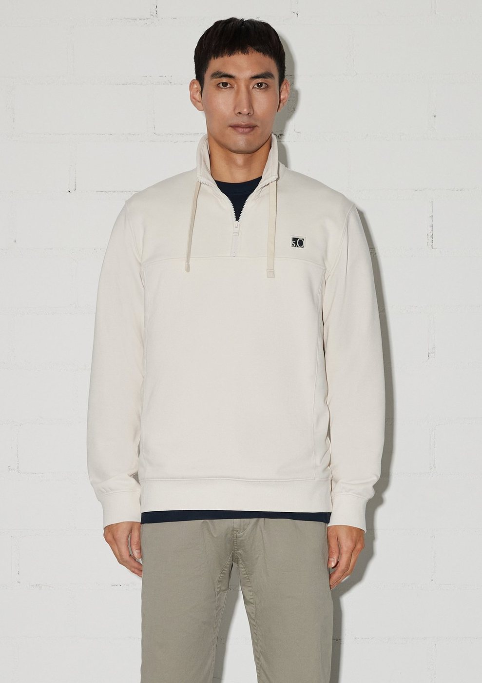 s.Oliver Sweatshirt – GREY/BLACK