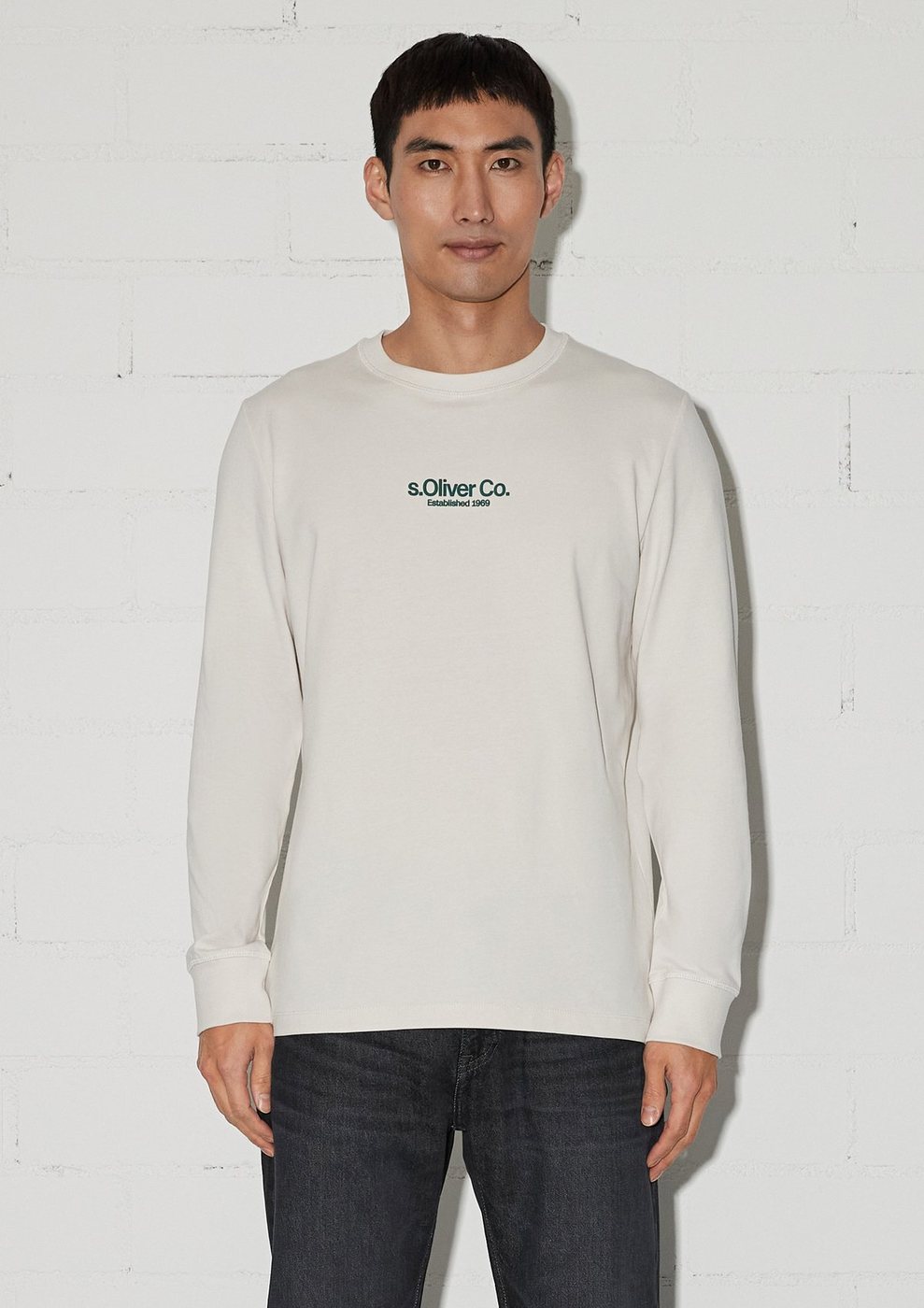 s.Oliver T-Shirt – GREY/BLACK