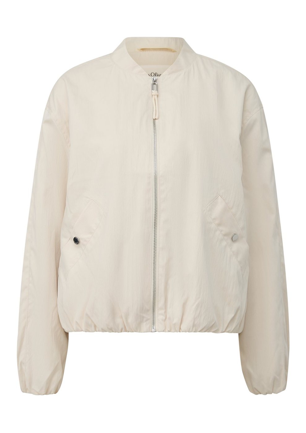 s.Oliver Outdoor-Jacke im Relaxed Fit mit Bomberkragen – BROWN