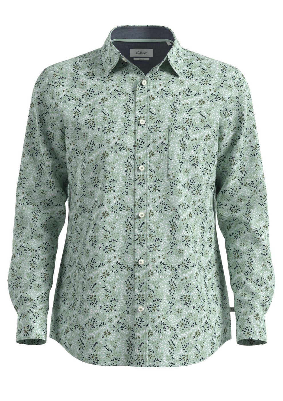 s.Oliver Hemd – BLUE GREEN
