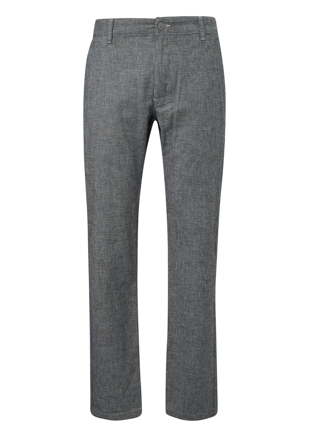 s.Oliver Phoenix: Hose aus Leinenmix mit Elastikbund – BLUE