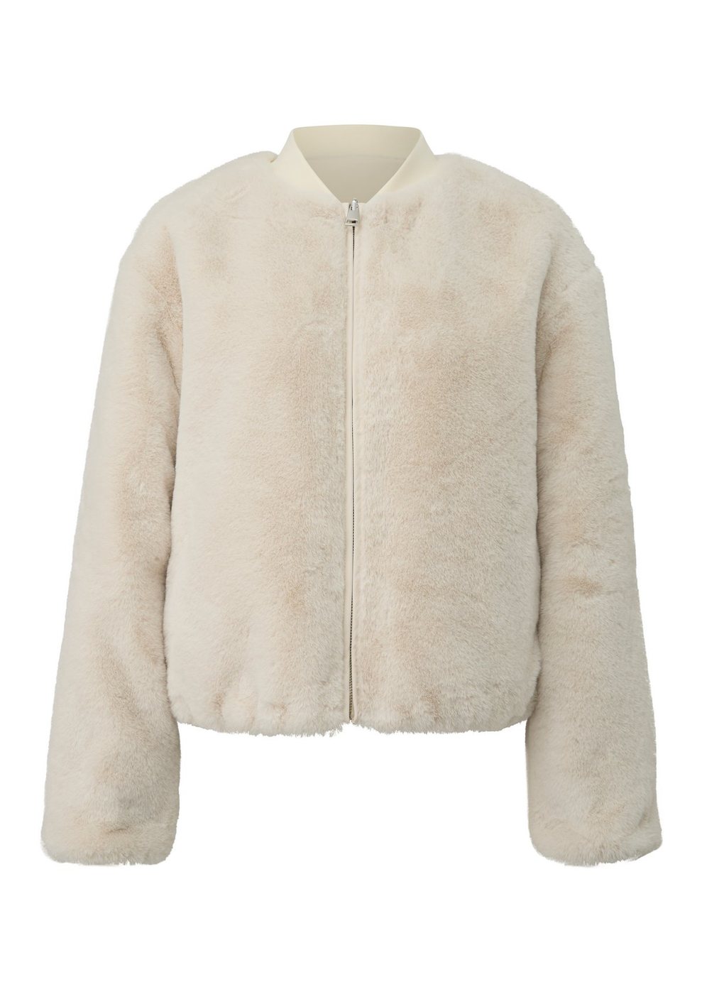 s.Oliver Wendeblouson aus Webpelz – BROWN