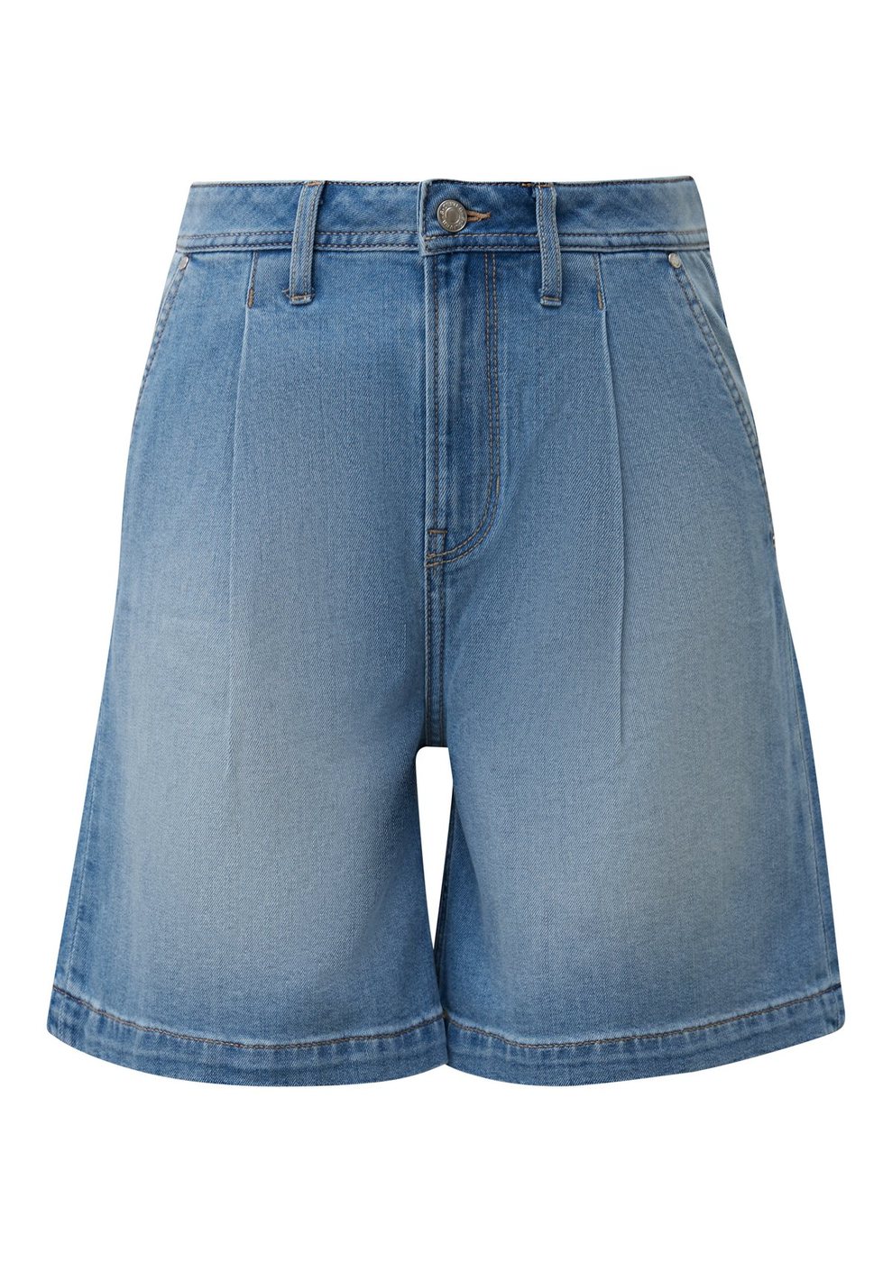 s.Oliver Jeans-Shorts Suri / Regular Fit / Mid Rise / Wide Leg – BLUE
