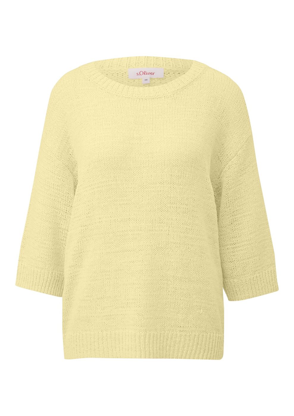 s.Oliver Strickpullover – YELLOW