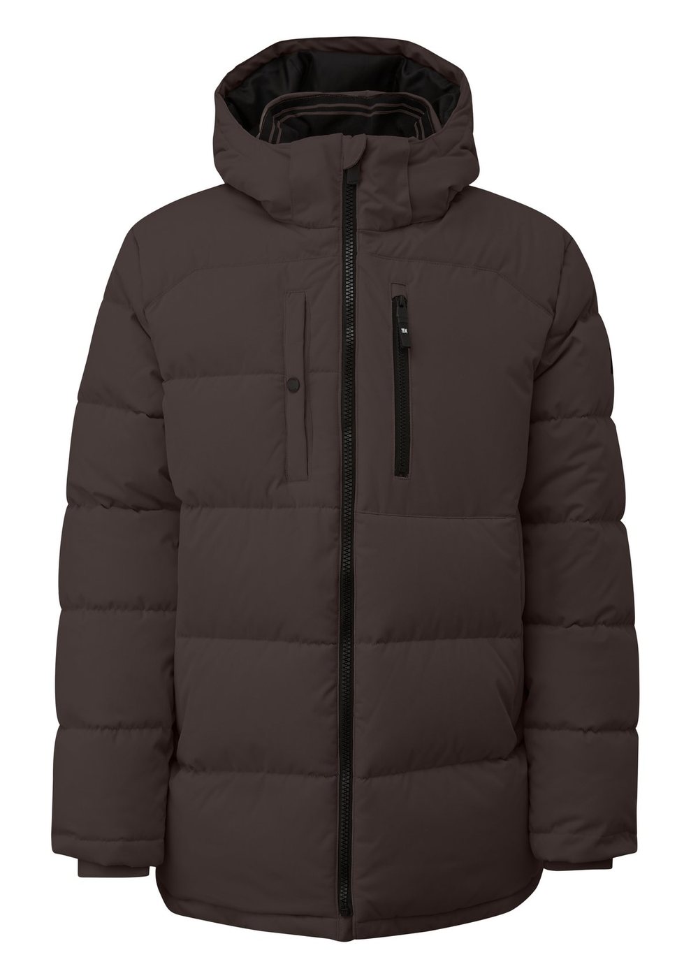 s.Oliver Wärmende Pufferjacke mit abnehmbarer Kapuze – BROWN