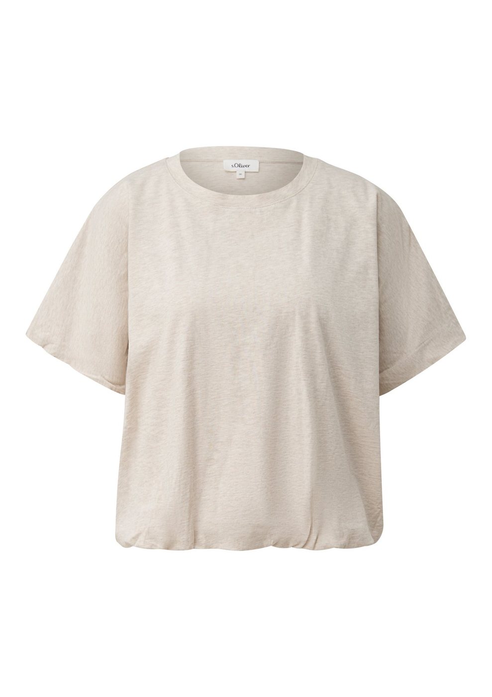 s.Oliver T-Shirt mit Fledermausärmeln im Relaxed Fit – BROWN